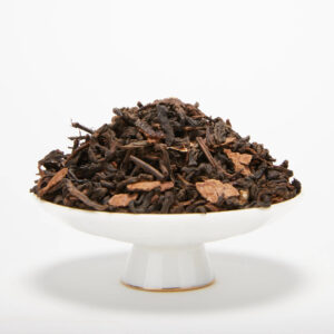 Tangerine Puerh Tea applying as boba tea