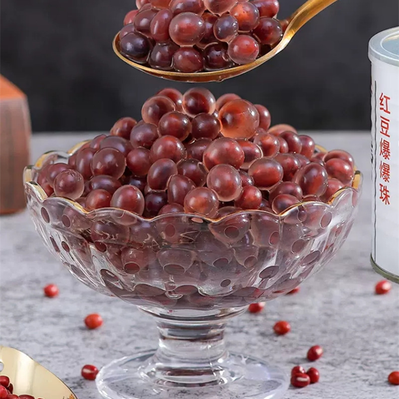 Popping Boba without cooking | Red bean Popping Boba - Image 3