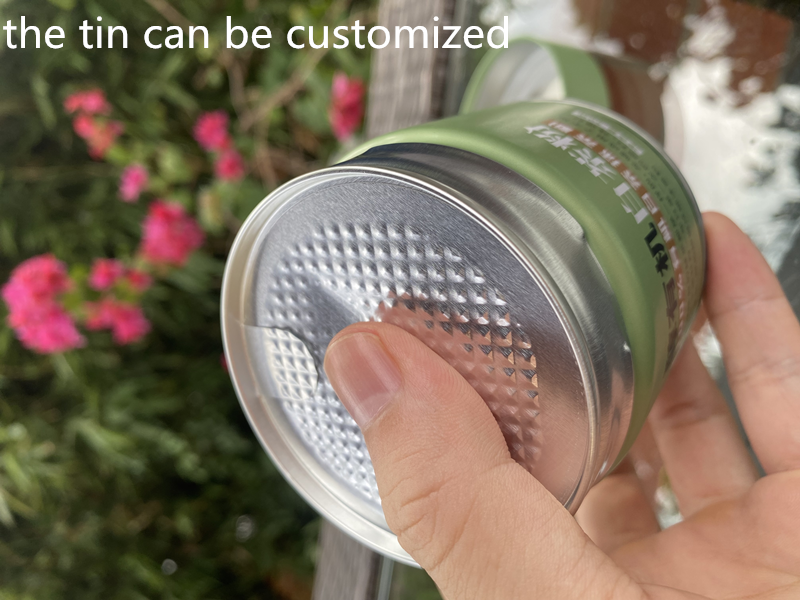 customized service, white matcha tin